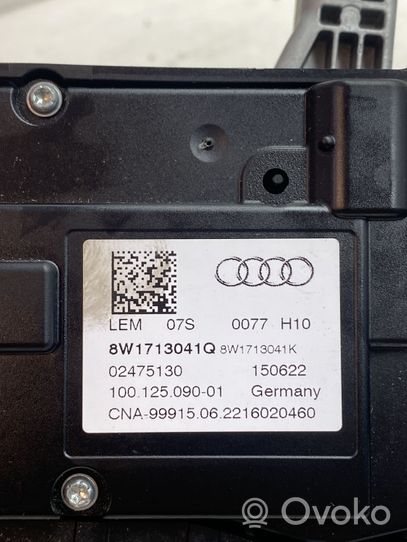 Audi A4 S4 B9 8W Vaihteenvalitsimen verhoilu 8W1713041Q