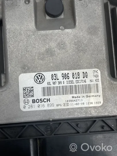 Volkswagen Touran II Calculateur moteur ECU 03L906018DQ