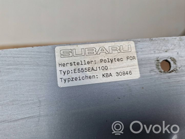 Subaru Outback Moulure inférieure de pare-chocs arrière E555EAJ100