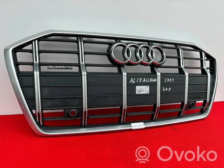 Audi A6 Allroad C8 Etupuskurin ylempi jäähdytinsäleikkö 4K0853651F