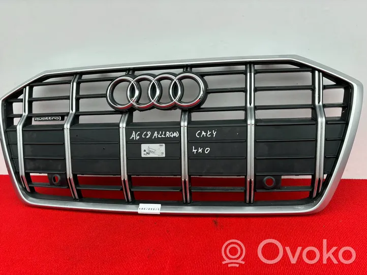 Audi A6 Allroad C8 Etupuskurin ylempi jäähdytinsäleikkö 4K0853651F