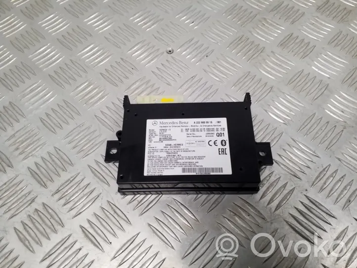 Mercedes-Benz S W222 Bluetoothin ohjainlaite/moduuli A2229005515