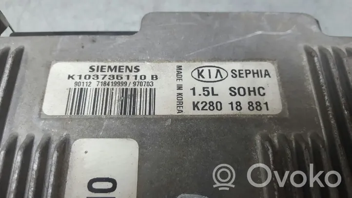 KIA Sephia Sterownik / Moduł ECU K28018881