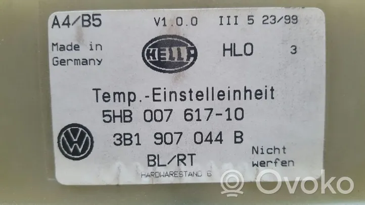 Volkswagen PASSAT B5 Ilmastoinnin ohjainlaite 3B1907044B
