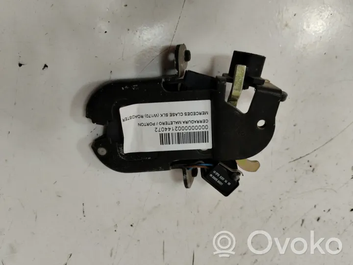 Mercedes-Benz SLK R170 Loquet de verrouillage de hayon A1707500184