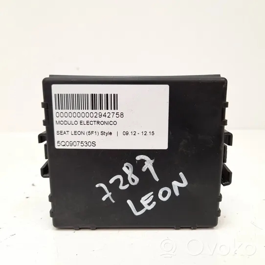 Seat Leon (5F) Muut ohjainlaitteet/moduulit 5Q0907530S