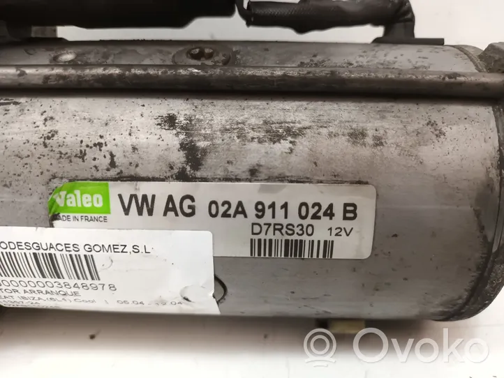 Audi A2 Starter motor 02A911024B