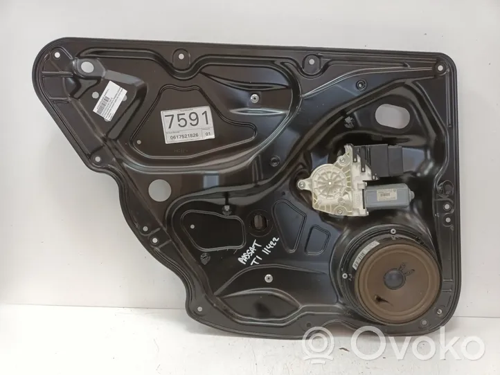 Opel Zafira A Mécanisme lève-vitre de porte arrière avec moteur 980855111