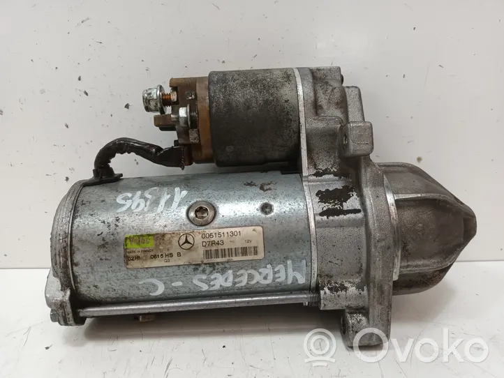 Mercedes-Benz C W203 Starter motor 0051511301