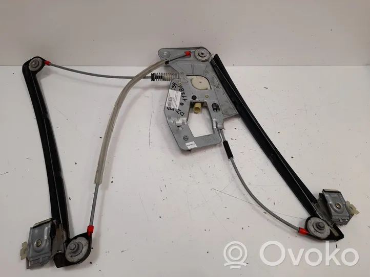 Renault Megane I Front door window regulator with motor 