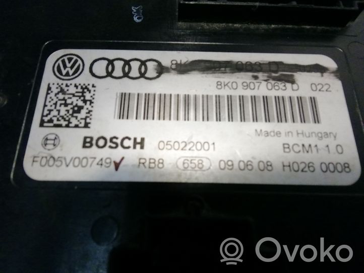 Audi A4 S4 B8 8K Moduł / Sterownik komfortu 8K0907063D