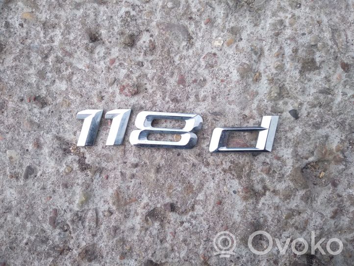 BMW 1 E81 E87 Logo, emblème de fabricant 