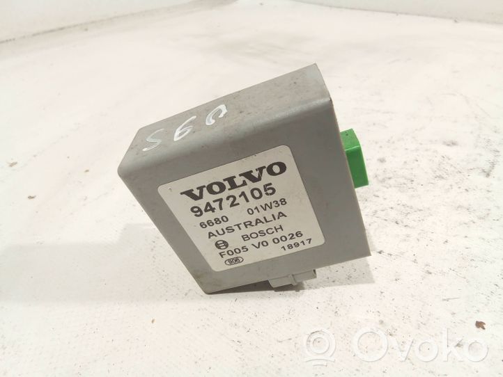 Volvo S60 Boîtier module alarme 9472105