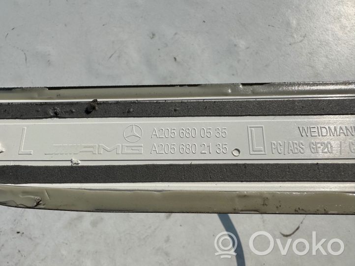 Mercedes-Benz C W205 Rivestimento anteriore minigonna laterale A2056800535