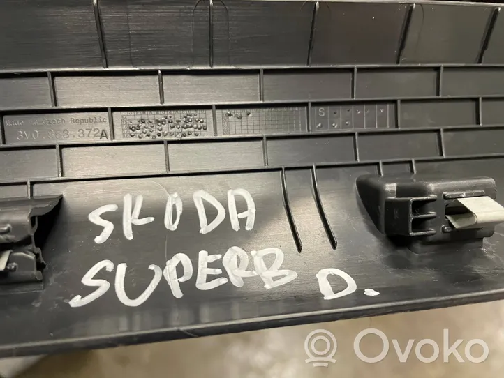 Skoda Superb B8 (3V) Listwa progowa przednia 3V0853372A