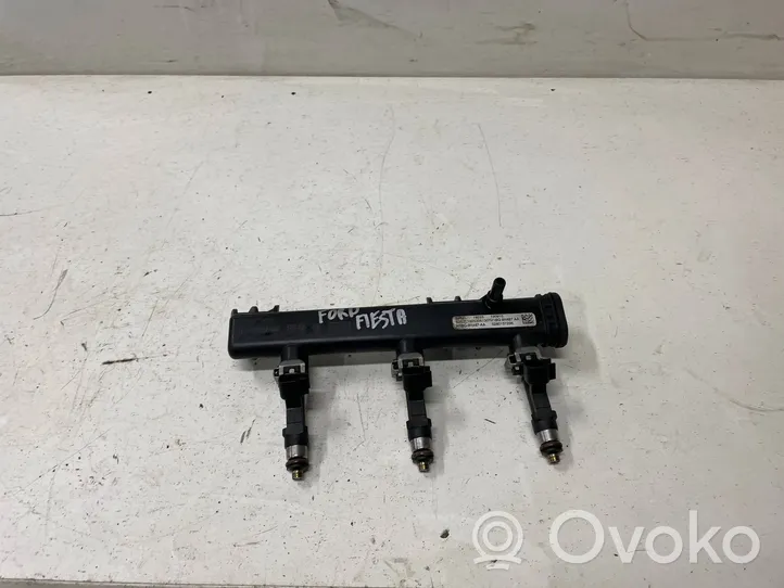 Ford Fiesta Kraftstoffverteiler Einspritzleiste Verteilerrohr E3BG9F593CA