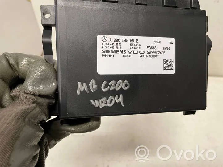 Mercedes-Benz C W204 Module de contrôle de boîte de vitesses ECU A0005455916