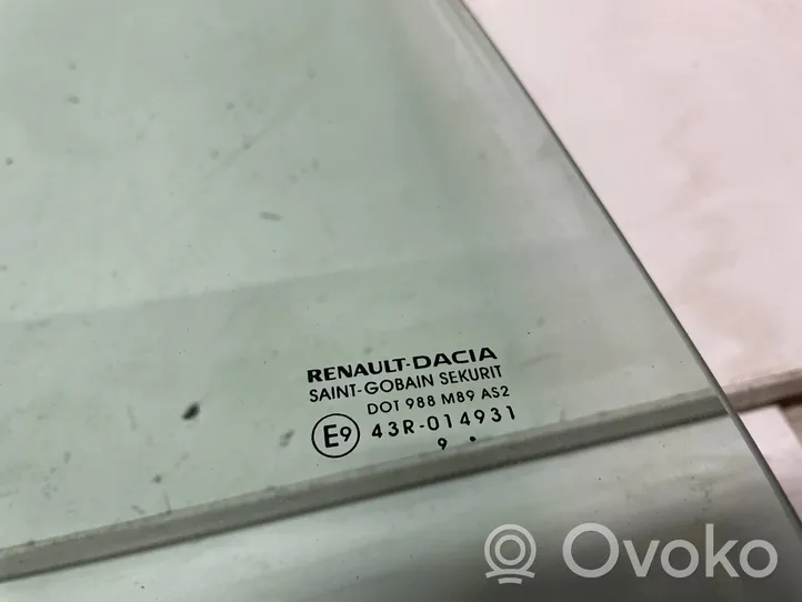 Dacia Lodgy Rear door window glass 