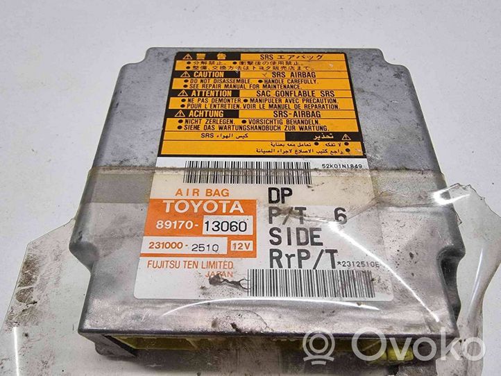 Toyota Corolla Verso E121 Airbag control unit/module 8917013060