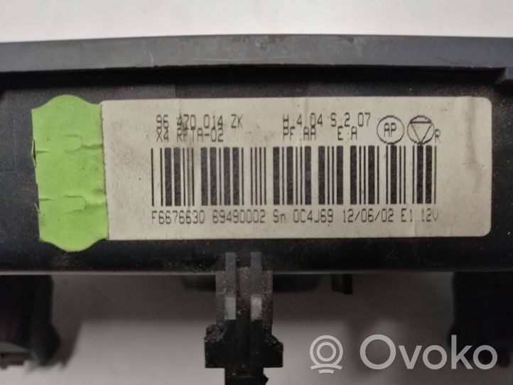 Citroen C5 Ilmastoinnin ohjainlaite 96470014ZK