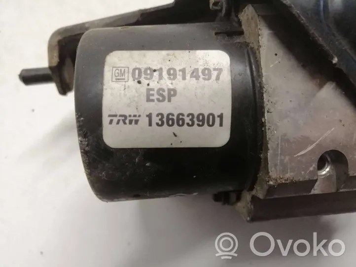 Opel Signum ABS-pumppu 13663901