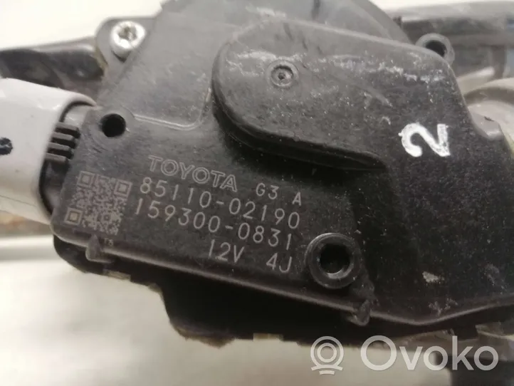 Toyota Auris 150 Tringlerie et moteur d'essuie-glace avant 8511002190