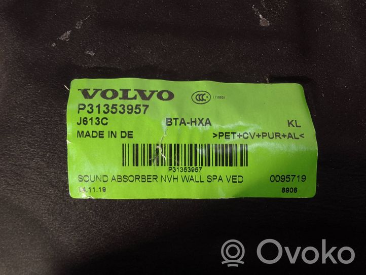 Volvo S60 Muu moottoritilan osa 31353957