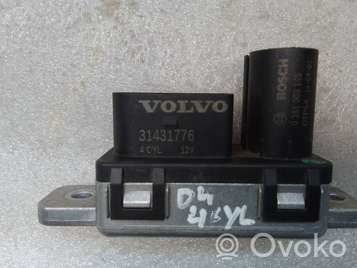 Volvo XC60 Glow plug pre-heat relay 31431776