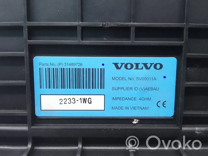 Volvo S90, V90 Subwoofer altoparlante 31489726