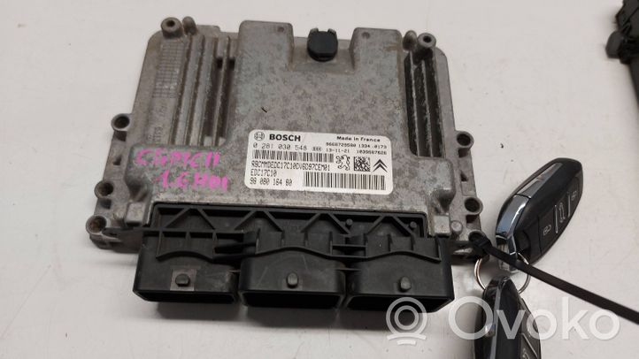 Citroen C4 II Picasso Kit calculateur ECU et verrouillage 9808016480