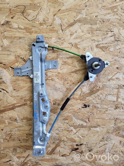 Peugeot 208 Rear door manual window regulator 9673153880