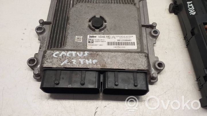 Citroen C4 Cactus Engine ECU kit and lock set 9812338980