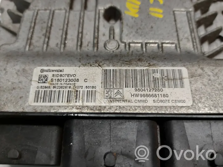 Citroen C4 Grand Picasso Kit centralina motore ECU e serratura 9804127280