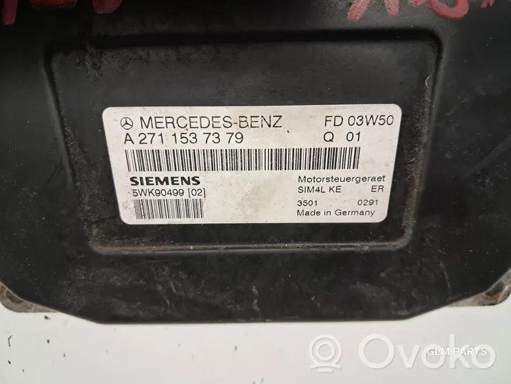 Mercedes-Benz CLK A209 C209 Moottorin ohjainlaite/moduuli A2711537379
