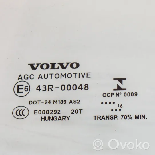 Volvo V40 Vitre de fenêtre porte arrière 43R00048