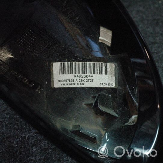 Volkswagen PASSAT B6 Veidrodėlio plastikinė apdaila (dvidurio) 3C0857538A