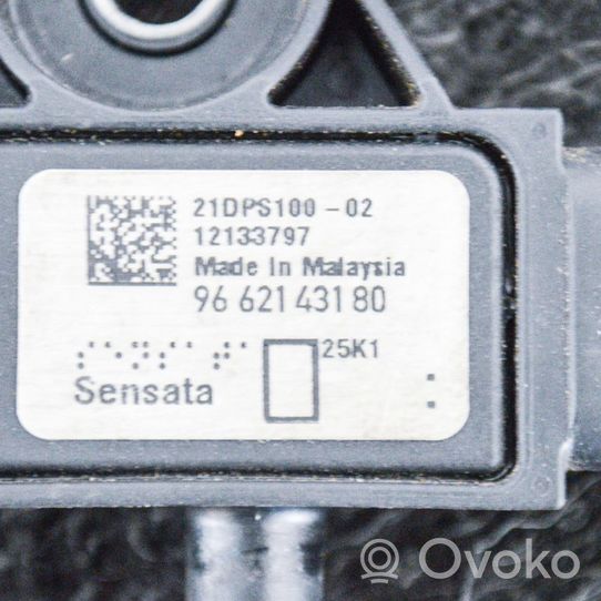Citroen C3 Picasso Exhaust gas pressure sensor 9662143180
