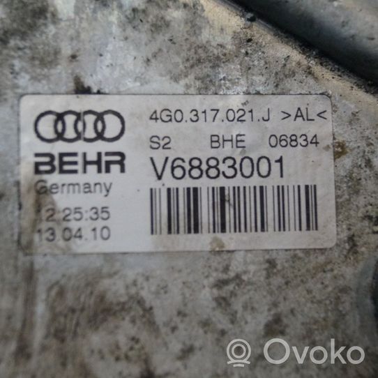 Audi A7 S7 4G Moottoriöljyn jäähdytinlaite 4G0317021J