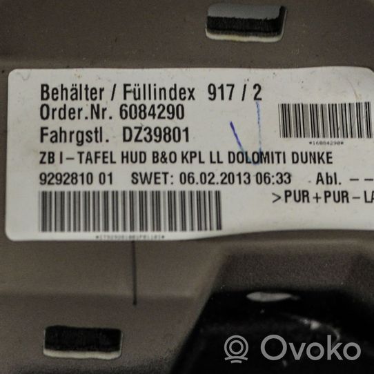 BMW 5 GT F07 Cruscotto 9292810