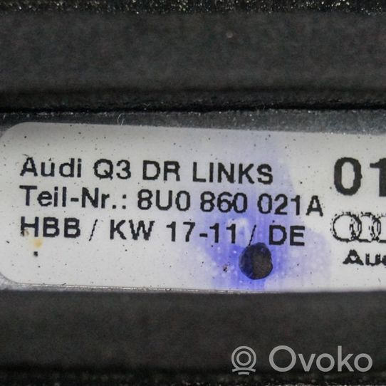 Audi Q3 8U Išilginiai stogo strypai "ragai" 8U0860021A