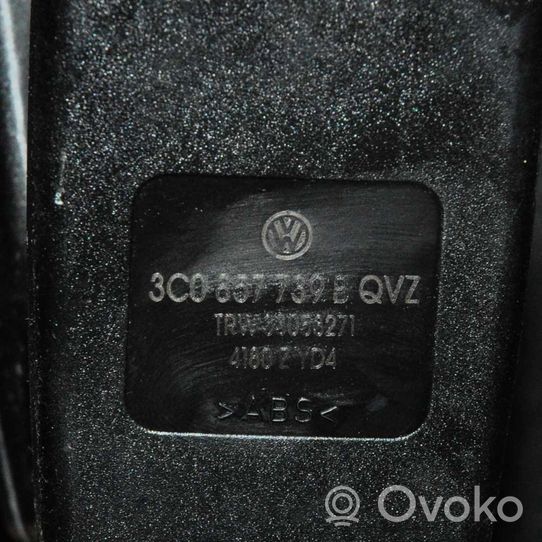 Volkswagen PASSAT B6 Klamra środkowego pasa bezpieczeństwa fotela tylnego 3C0857739E