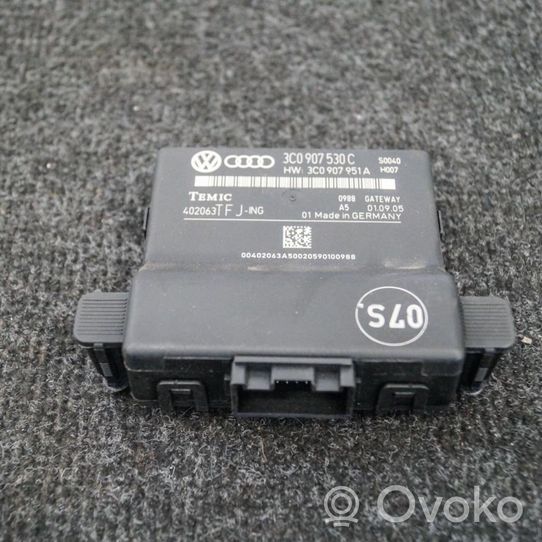 Volkswagen PASSAT B6 Gateway-Steuermodul 3C0907530C