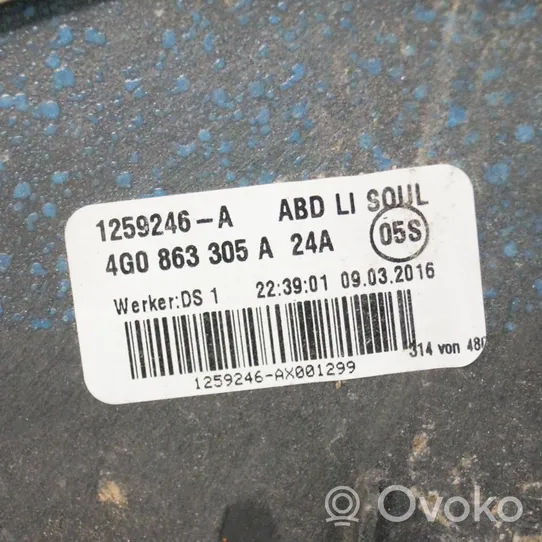 Audi A6 Allroad C6 Kita centrinė konsolės (tunelio) detalė 4G0863305A