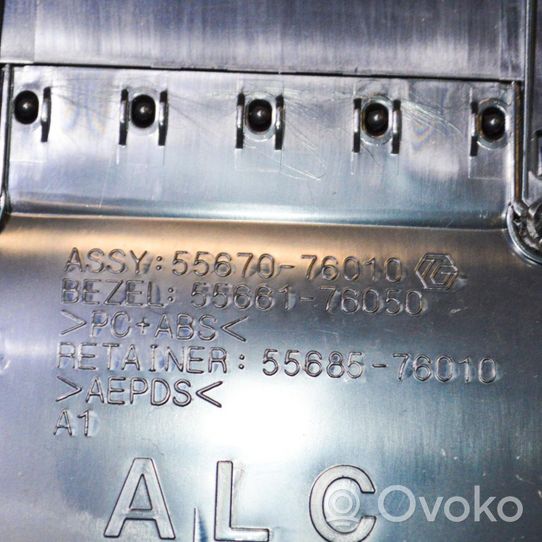 Lexus CT 200H Dashboard air vent grill cover trim 5567076010