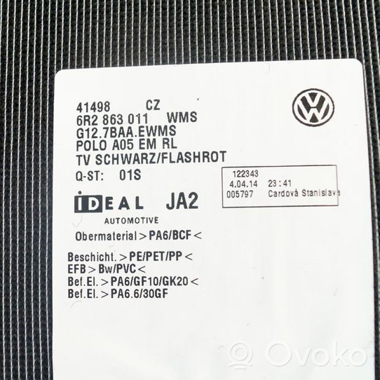 Volkswagen Polo V 6R Juego de alfombras de coche 6R2863011