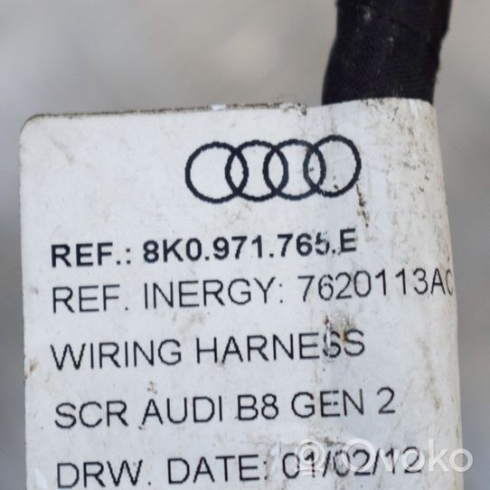 Audi A4 S4 B8 8K Jarrujen johtosarja 8K0971765E