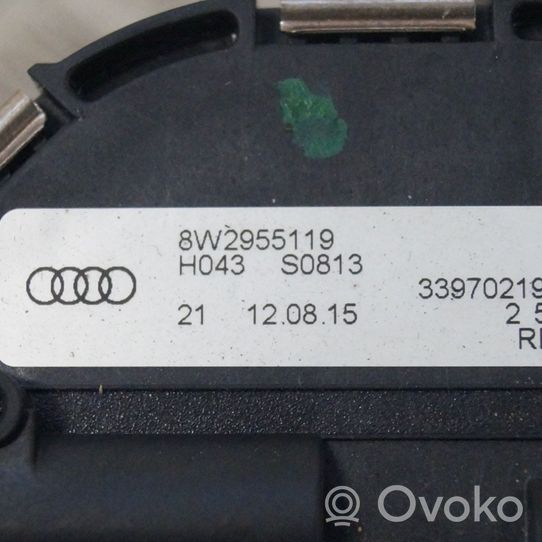 Audi A4 S4 B9 Tringlerie et moteur d'essuie-glace avant 