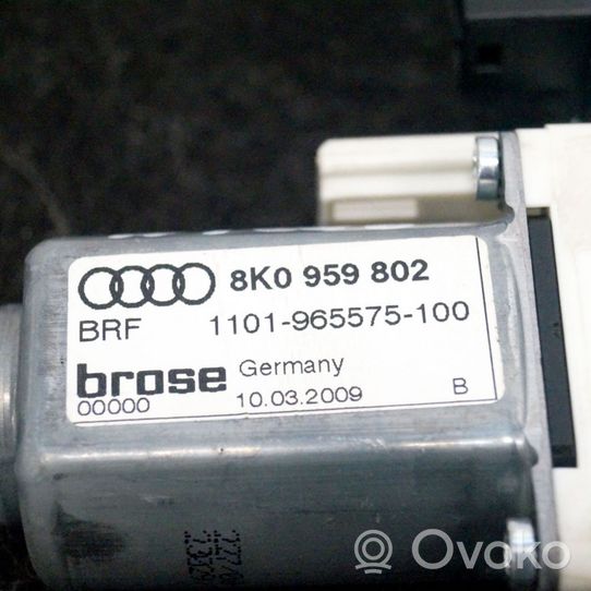 Audi A5 Sportback 8TA Moteur de lève-vitre de porte avant 8K0959802