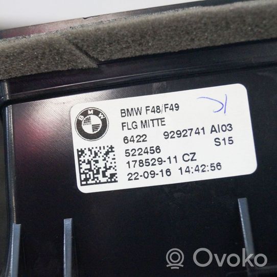 BMW X1 F48 F49 Moldura protectora de la rejilla de ventilación del panel 