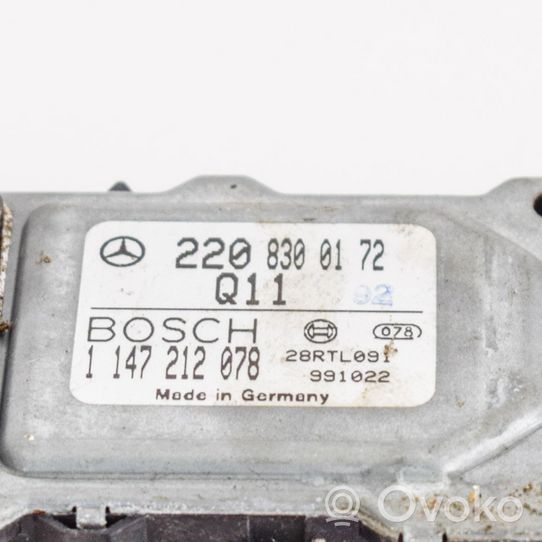 Mercedes-Benz S W220 Muut laitteet A2208300172